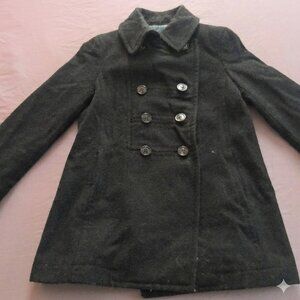 Vintage Marc by Marc Jacobs Black Wool Peacoat – Double Breasted – Size S – 2006